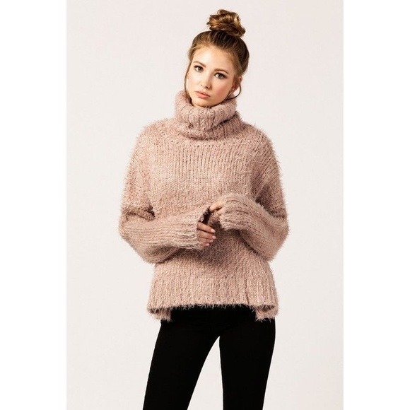Azalea Chunky Turtleneck Sweater - Picture 1 of 2